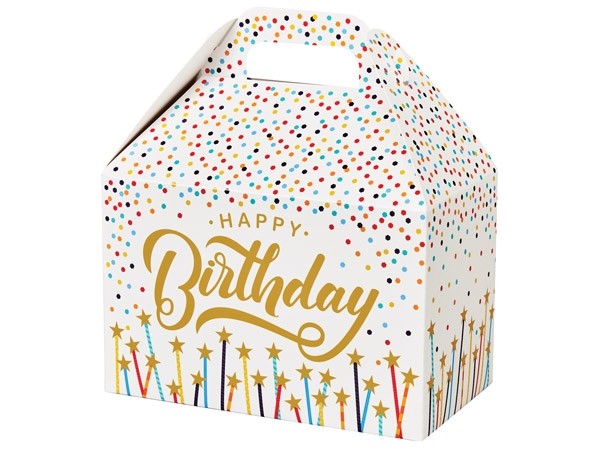 Happy Birthday Stars Gable Box – Add-on