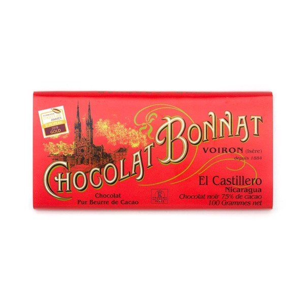 Bonnat El Castillero 75% Single Origin Dark Chocolate Bar - 100 grams