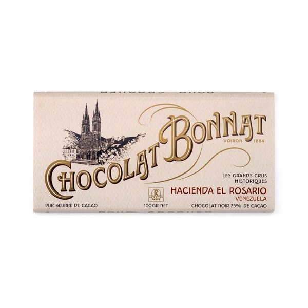 Bonnat Hacienda El Rosario 75% Single Origin Dark Chocolate Bar - 100 grams