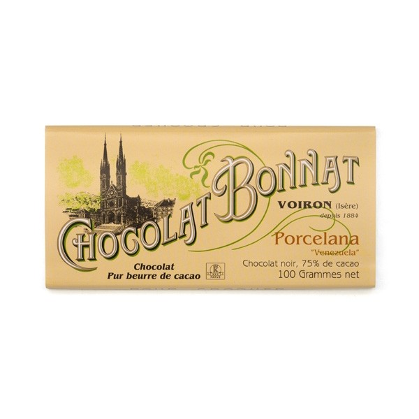 Bonnat Porcelana 75% Single Origin Dark Chocolate Bar - 100 grams