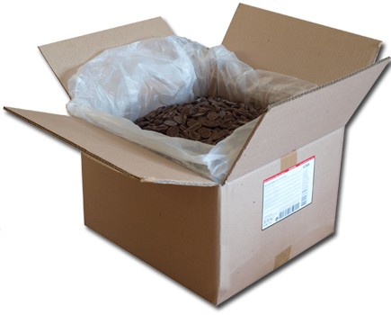 Valrhona Tropilia Noire Les Feves 53% Dark Chocolate Discs - 12kg 8515