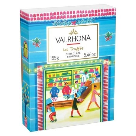 Valrhona Christmas Truffles Gift Box - 155g  – Chocosphere