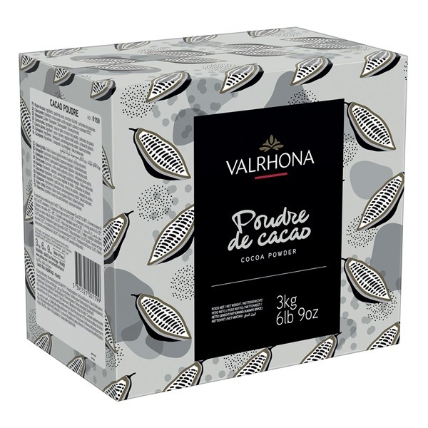 Valrhona Dutched Cocoa Powder Pouches - 3kg 0159