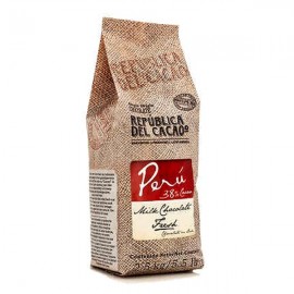 Republica del Cacao Republica del Cacao Peru 38% Single Origin Milk Chocolate Buttons Bag - 2.5 kg 18859